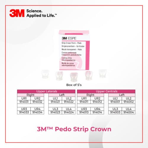 3M™ Pedodontic Anterior Strip Crown Form