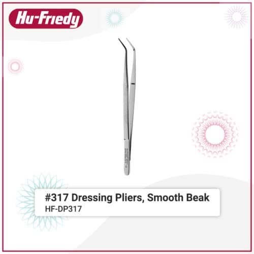 #317 Dressing Pliers, Smooth Beak