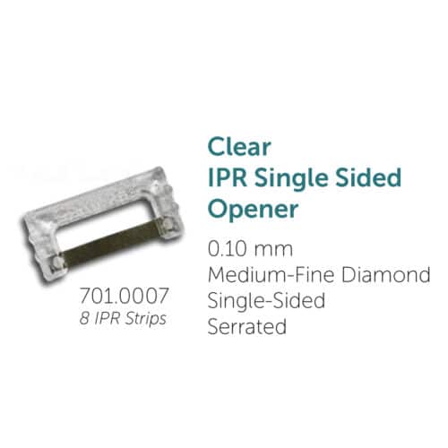 ContacEZ IPR Optional Strip Clear Opener, 0.10mm, Medium-Fine, Single-Sided