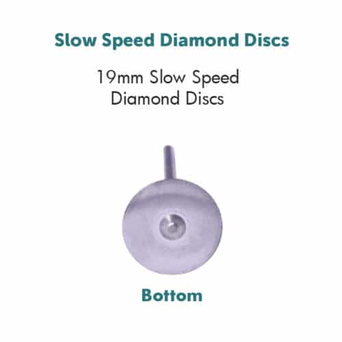 Slow Speed Diamond Discs Bottom Coated 19mm