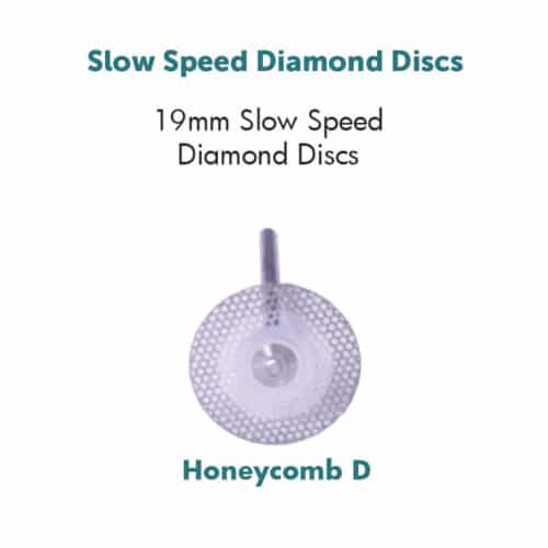 Slow Speed Diamond Discs Honeycomb D 19mm