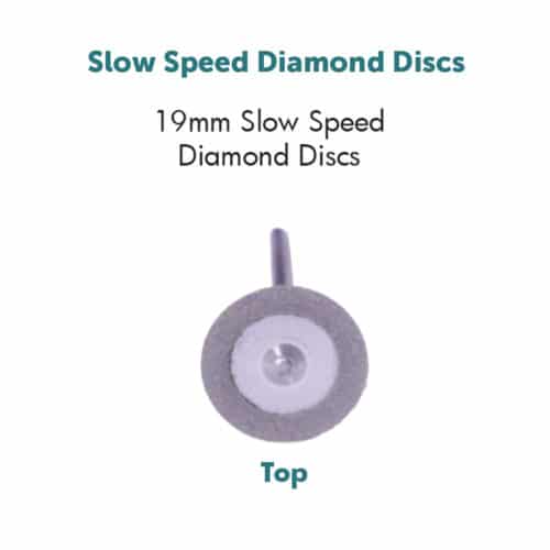Slow Speed Diamond Discs Top Coated 19mm