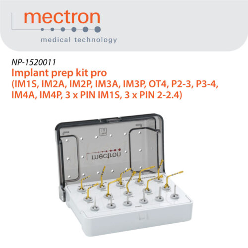 Implant prep kit pro (IM1S, IM2A, IM2P, IM3A, IM3P, OT4, P2-3, P3-4, IM4A, IM4P, 3 x PIN IM1S, 3 x PIN 2-2.4)