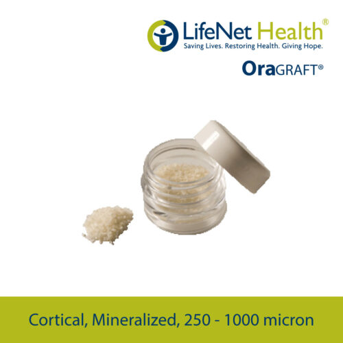 Cortical, Mineralized, 250 - 1000 micron