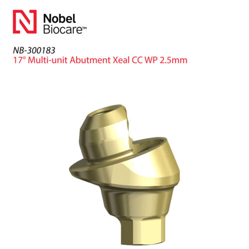 17° Multi-unit Abutment Xeal CC WP 2.5mm