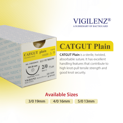 Vigilenz Catgut Plain Sutures